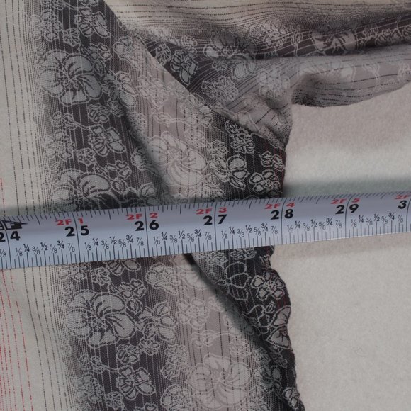 Luchiano Visconti Shirt Men's 2XL Long Sleeve Floral Striped - Picture 6 of 12